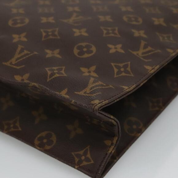 LOUIS VUITTON Monogram Sac Plat Hand Bag M51140 - Picture 9 of 16